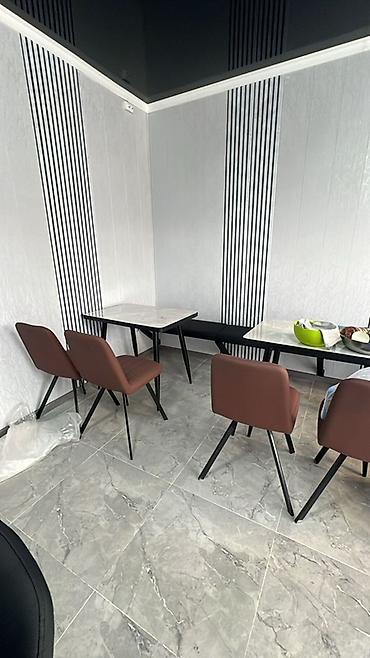 Кухонные столы и стулья: Кухонный стол и стул, цвет - Белый — 13