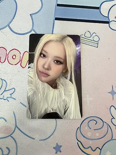 mini mercedes: BLACKPINK – DEADLINE Rose orginal fotokart, resmi foto kart - Rəsmi — 1