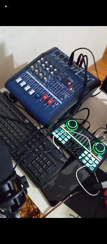 audio mikser: Məhsul: 4 kanallı peşəkar audio mikser (DSP Echo, USB/BT) — 1