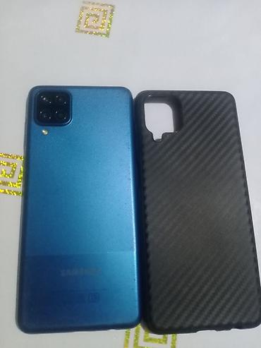 андроид 12 3: Samsung Galaxy A12, Б/у, 32 ГБ, цвет - Синий, 2 SIM — 1