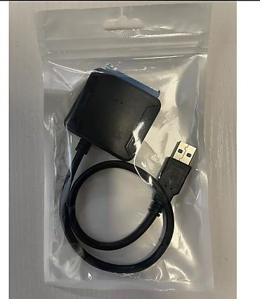 kompyüter: USB-dən SATA-ya adapter kabeli - 2.5" və 3.5" SATA HDD/SSD-ləri — 1