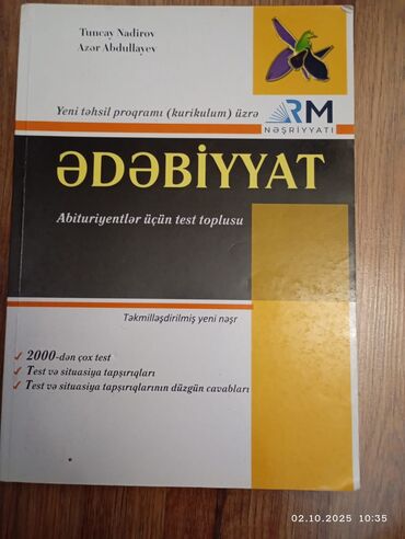 Tədris ədəbiyyatı: DİM və kurikulum üzrə abituriyentlər üçün hazır toplusu – 4 kitablıq — 4