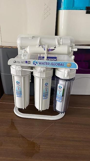 sistem block: GLOBAL markalı su təmizləmə sistemi – 6 mərhələli RO (Reverse Osmosis) — 6