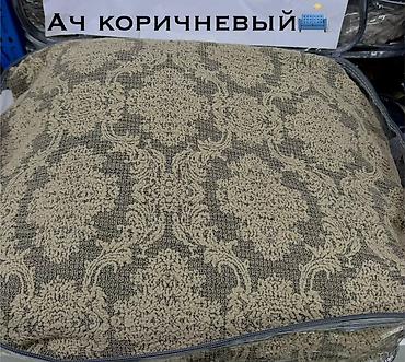 чехлы на мебель: Комплект чехлов для углового дивана и пуфов - Тип: эластичные чехлы с — 2