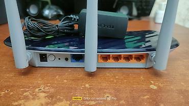 4 luk kabel: TP-Link C20 2.4/5 Ghz tezlikli router — 2