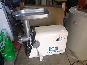 Wolf Germany Super Grinder ətçəkən maşın - Elektrik ətçəkən: “Wolf