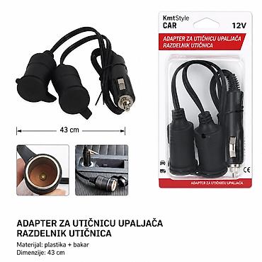 KMT Razdelnik za auto punjač sa 2 priključka – Kmt Style Praktičan