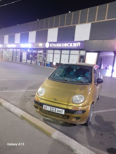 матиз на вариант: Daewoo Matiz: 1998 г., 0.8 л, Механика, Бензин, Хетчбек