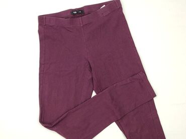 spodnie dresowe cropp: Material trousers for women, SinSay, size L (EU 40)