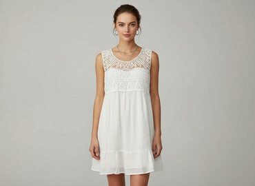 sukienka koronkowa boho na wesele: Sukienka damska, rozmiar One size