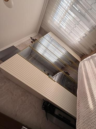 soba odun: Geniş ölçülü paltar dolabı - Dizayn: Açıql krem rəngli korpus — 4