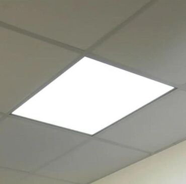 Spot lampalar: 60x60 ölçüdə Led panel Həm suvaq üstü, həm də asma tavan üçün led — 5