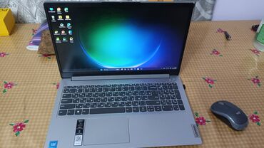 sahibinden notebook: Lenovo noutbuk - Model: Lenovo (15.6" seriyası, gümüşü gövdə, sağ