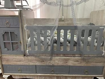 Beşiklər: Uşaq beşiyi – kombinə edilmiş modul sistem - Model: Aymiki (yan — 2