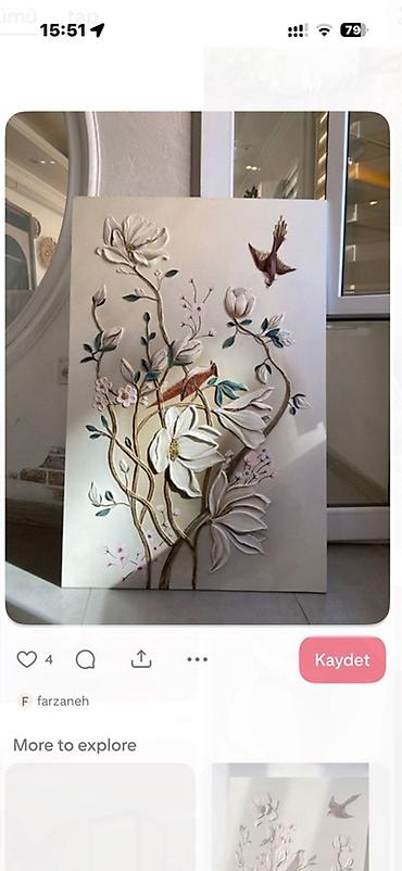 Şəkillər, tablolar: Açar sözlər: Azərbaycan bayrağı, dekorativ tablo, əl işi, çərçivəli — 4