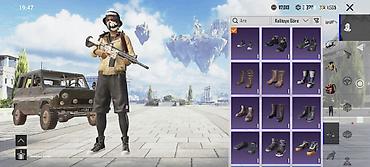 PUBG Mobile oyun hesabı – zəngin kosmetik kolleksiya 59 səviyə