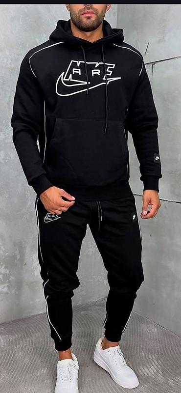 plava odela: Muške trenerke komplet deblji materijal M, L, XL, XXL veličine za — 2