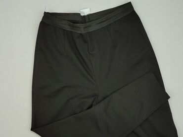 niebieskie spodnie materiałowe: Material trousers for women, Beloved, XL (EU 42)