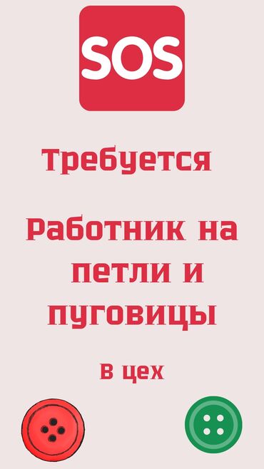 Пуговичницы: Пуговичница. Дордой рынок / базар at lalafo.kg Пуговичницы: Пуговичница. Дордой рынок / базар