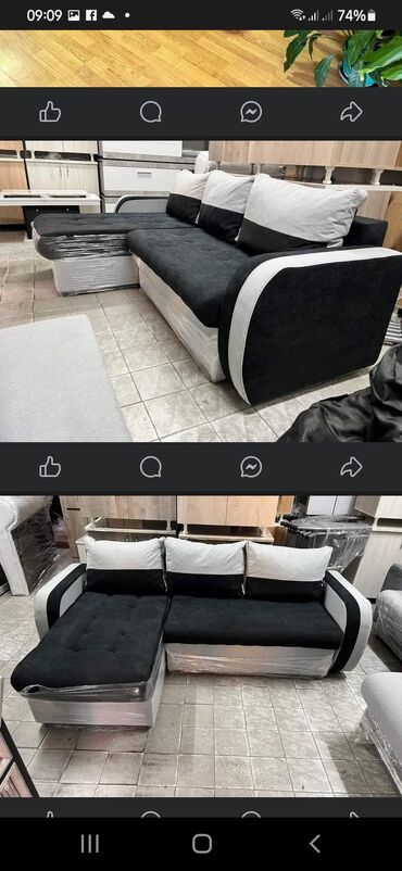 Ugaone garniture: Garniture čest 270× 180 zicano jezgro razvlace se za spavanje — 26