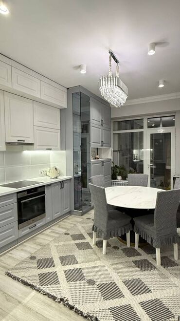 недвижимость в карабалта 3комнатная квартира: 3 комнаты, 115 м², Элитка, 9 этаж, Дизайнерский ремонт