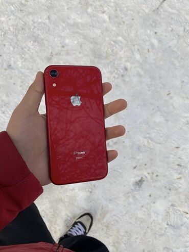 куплю айфон хр бу: IPhone Xr, Б/у, 128 ГБ, Красный, Чехол, 77 %