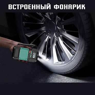 Инструменты для авто: Компрессор для накачки колес 3в1 + Jump Starter Пусковое зарядное — 8