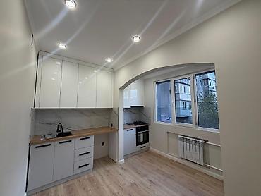Продажа квартир: 1 комната, 45 м², Пишпек 106 серия улучшенная, 2 этаж, Дизайнерский ремонт — 2