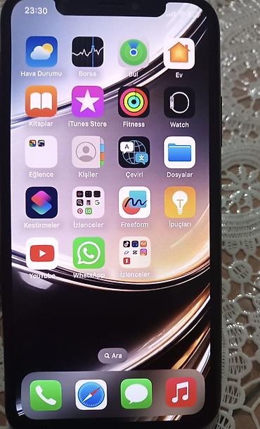 az islənmis telefonlar: IPhone X, 64 GB, Midnight, Face ID — 1