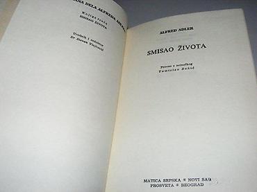 boss torbe: Alfred AdlerOdabrana delakomplet 1-6Matica srpska, Novi Sad i — 3