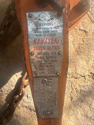 Alətlər: Zəncirli lever tipli qaldırıcı (tirfor/lever hoist) - Mexaniki qolu — 2