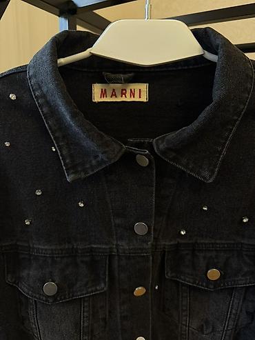 kofta modelleri: Qara denim cins gödəkcə – Marni - Model: qısa kəsimli, klassik — 2
