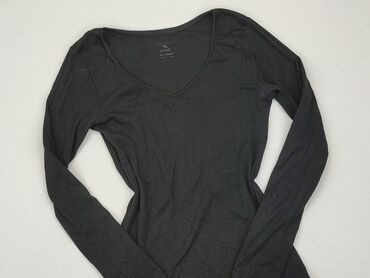 czarne bluzki damskie z długim rękawem: Blouse, S (EU 36), condition - Good