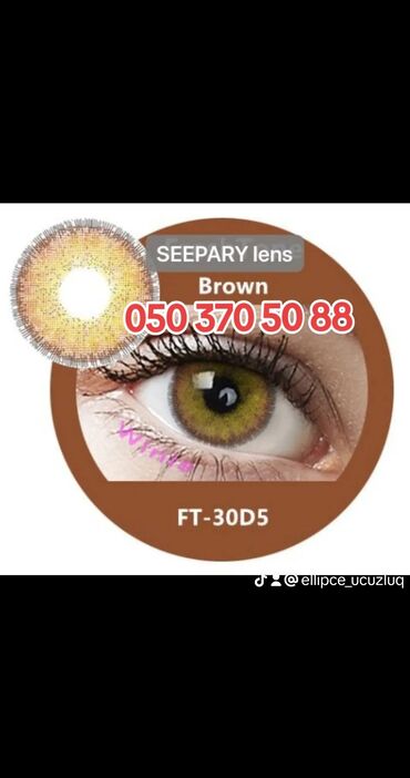 Digər: Lens linza koreya istehsalı olan linza +qab rəngli kosmetik linza — 15