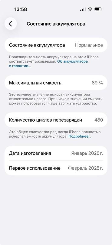 ipod classic: IPhone 16 Pro, Б/у, 256 ГБ, 89 % — 1