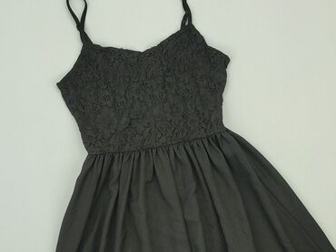 sukienki czarna na ramiączka: Dress, XS (EU 34), H&M, condition - Very good