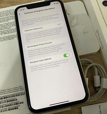 philips xenium w3500: IPhone 11, 128 GB, Ağ, Zəmanət, Kredit, Simsiz şarj — 5