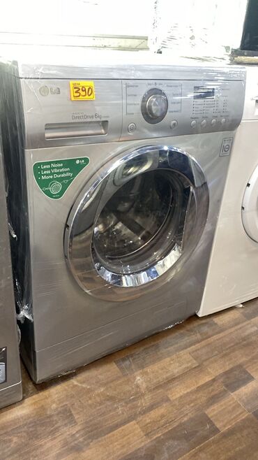 Zərərvericilərə qarşı mübarizə aparatları: Paltaryuyan maşın LG, 6 kq, İşlənmiş, Avtomat, Qurutma var, Kredit var