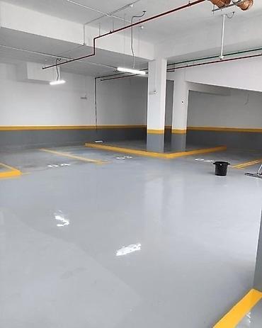 car parking: Подземная парковка с разметкой и освещением - Закрытый паркинг с — 1