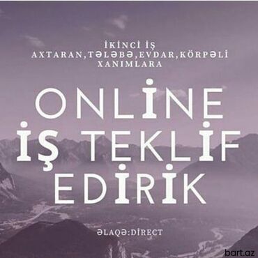 tap az gence is elanlari: Marketoloq tələb olunur, Onlayn iş, İstənilən yaş, Təcrübəsiz