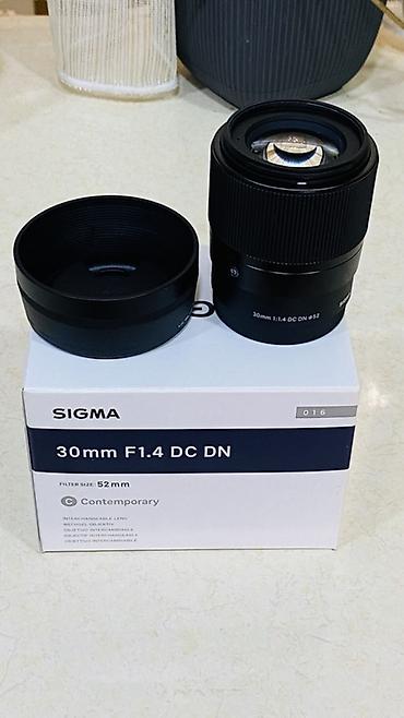 pop filter: Sigma 30mm F1.4 DC DN (Contemporary) obyektiv 1-2 ay cəmi istifadə — 3