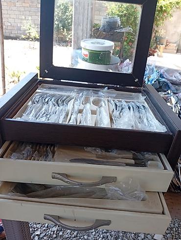 kepce: Qab-qacaq üçün tam dəst – çəngəl, qaşıq, bıçaq və mətbəx ləvazimatları — 3
