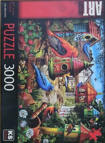 Oyuncaqlar: 3000 lük puzzle.Alininodan alınıb 51 manata alınıb. 35 manata