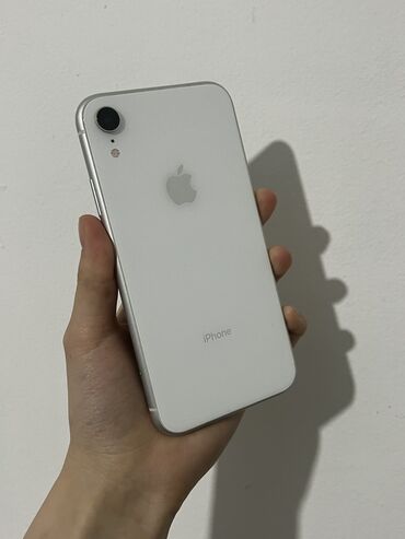 Apple iPhone: IPhone Xr, Б/у, 64 ГБ, Белый, 83 %