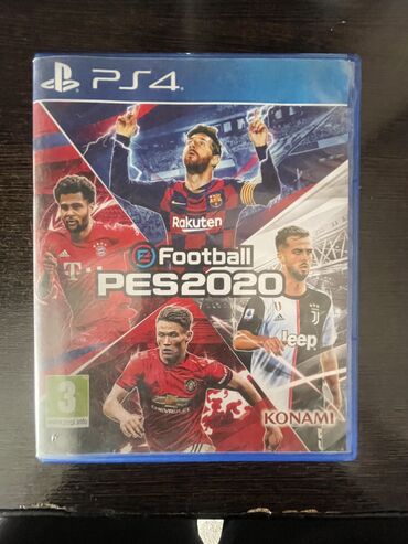 PS4 (Sony PlayStation 4): PES 2020- диск в хорошем состоянии, без царапин, работает хорошо без