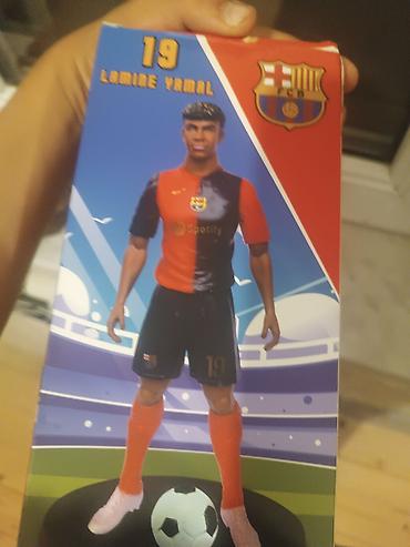 taxta oyuncaqlar: Məhsul: Lamine Yamal fiquru – FC Barcelona, №19 - Qutu daxilində — 2