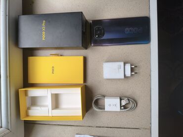 huawei p smart z: Poco X3 Pro, Колдонулган, 256 ГБ, түсү - Көк, 2 SIM