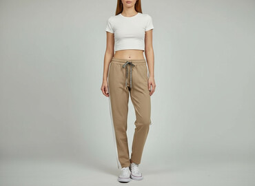 spodnie ze streczem co to znaczy: Sweatpants for women, size S