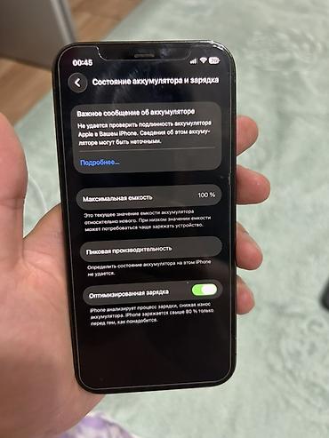 IPhone 12 Pro, Б/у, 256 ГБ, Pacific Blue, Чехол, 100 %