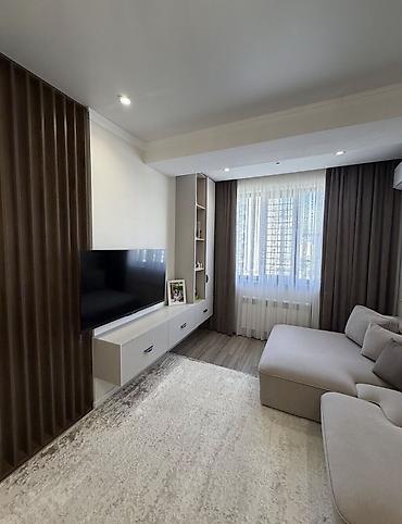 ак сарай: 2 комнаты, 82 м², 7 мкр Элитка, 10 этаж, Дизайнерский ремонт — 4